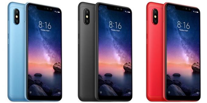 Xiaomi redmi 6. megjegyzés Pro: Jellemzők