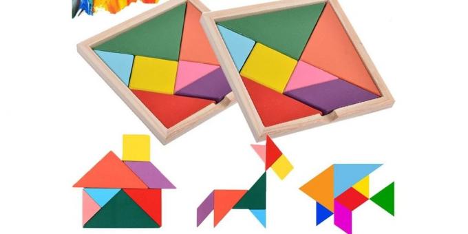 Oktatási játékok gyerekeknek 6 éves korig: tangram