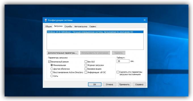 Hogyan lehet elindítani a Windows csökkentett módban után rendszerkonfigurálóban
