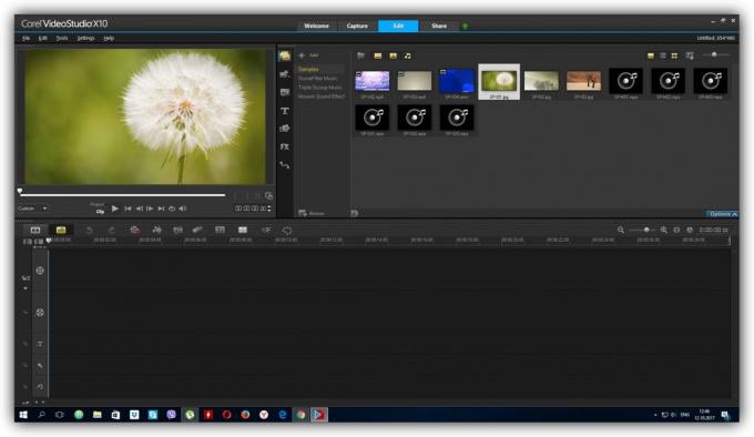 Program videoszerkesztő: Corel VideoStudio Pro X10