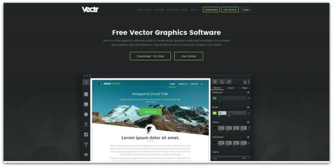 Szabad vektor szerkesztők: Vectr