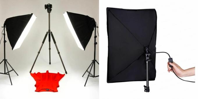 Állvány softbox