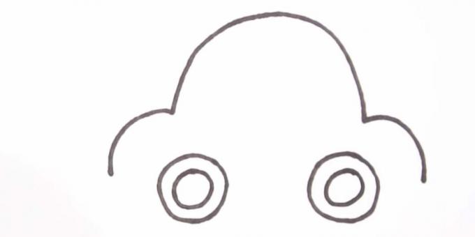 Hogyan rajzoljunk autót: ábrázoljuk a kerekeket
