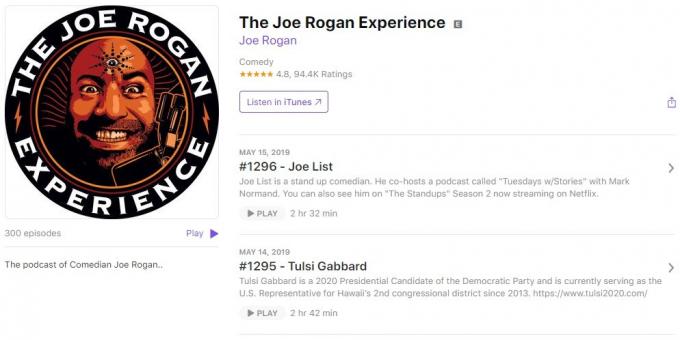 Érdekes podcast: A Joe Rogan Experience