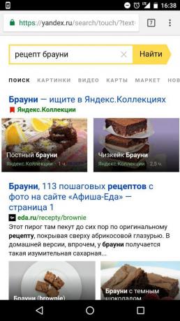 „Yandex”: recept keresési lehetőségek