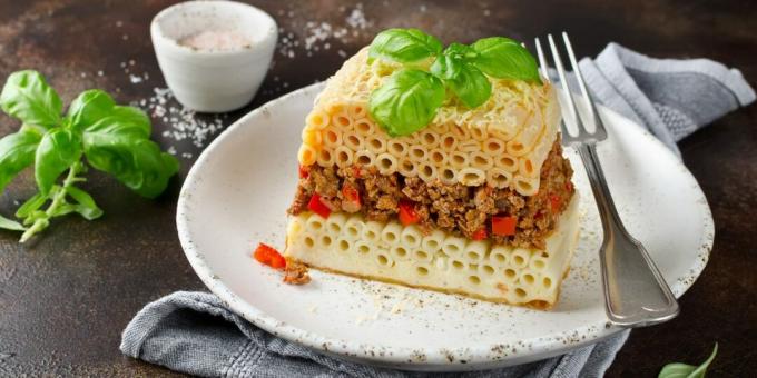 Pastitsio – görög lasagne