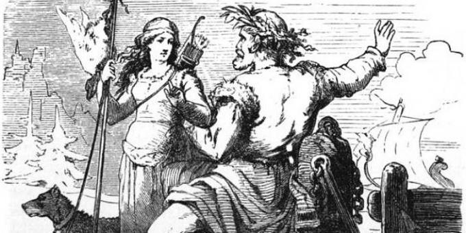 Skandináv mítoszok: Skadi óriásnő és Njord tengeri isten